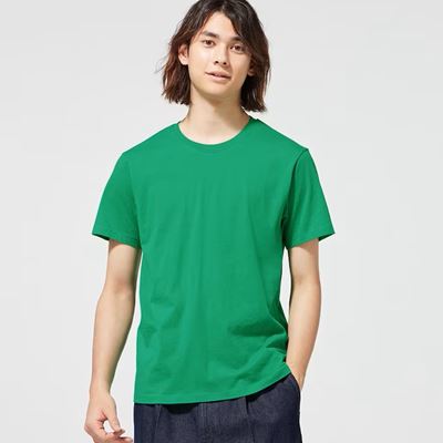 490円】GUのコットンカラーT｜お手頃価格でガンガン使えてコスパ最強