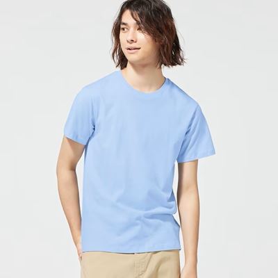 490円】GUのコットンカラーT｜お手頃価格でガンガン使えてコスパ最強