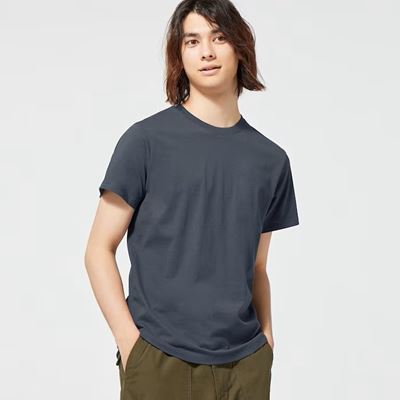 490円】GUのコットンカラーT｜お手頃価格でガンガン使えてコスパ最強